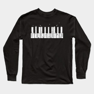 Piano Skyline Long Sleeve T-Shirt